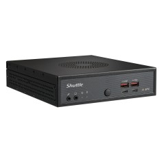 Shuttle Slim AI PC DN11H9 135L - Powerful Black Intel SoC Mini PC, Model No. 0887993007311